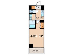 リシュドール名駅南の物件間取画像